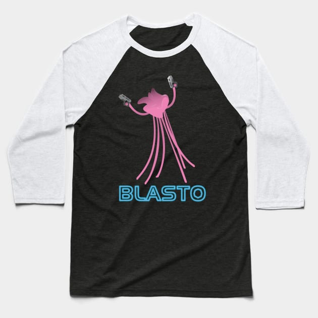 Blasto Baseball T-Shirt by FlyNebula